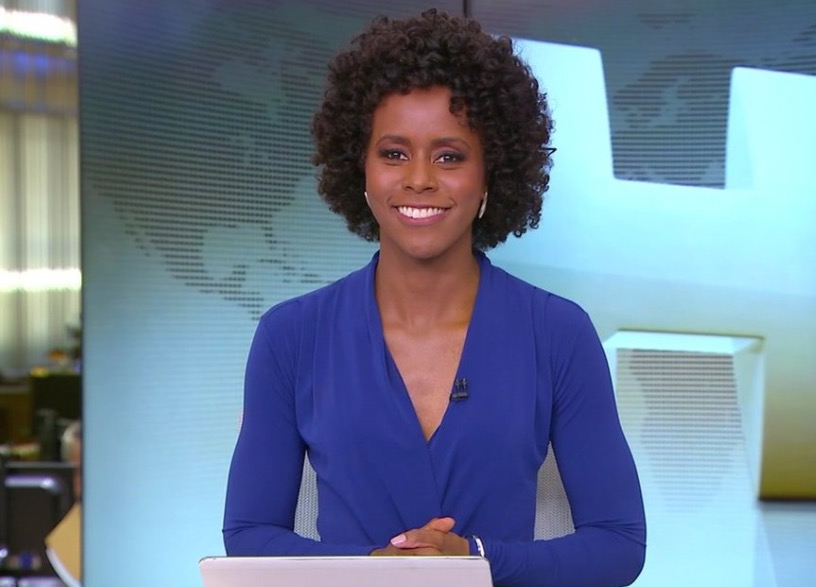 Maju Coutinho estreia no Jornal Hoje e bomba na internet