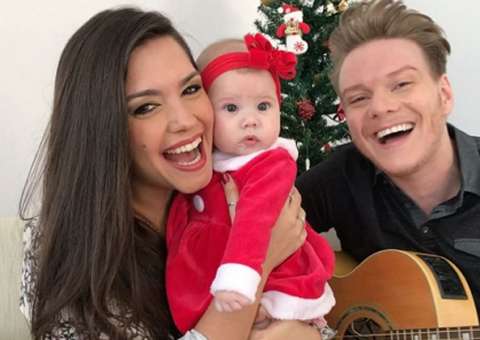 Thais Fersoza e Michel Teló realizam 'charraiá' para filho Teodoro