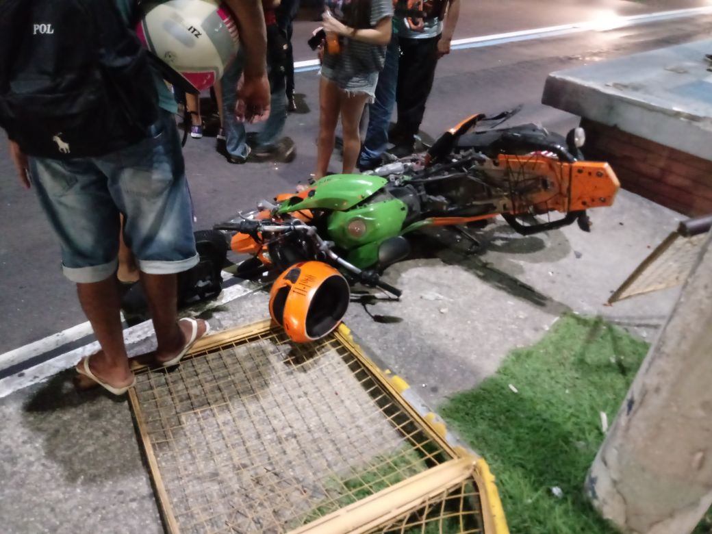 Playboy atropela e mata mototaxista em avenida de Manaus