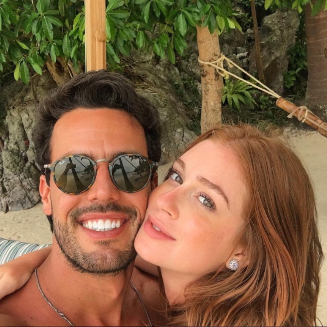 Marina Ruy Barbosa e noivo trocam declarações na web no Dia dos Namorados