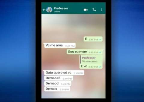 Professor é preso após trocar conversas pesadas com criança no WhatsApp e tentar estuprá-la