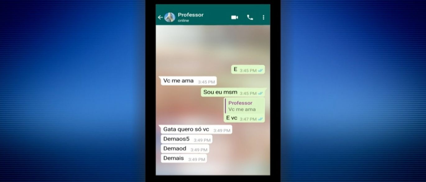 Professor é preso após trocar conversas pesadas com criança no WhatsApp e tentar estuprá-la