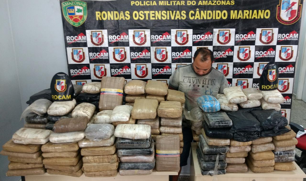 Homem é preso com 200kg de skunk na zona Oeste de Manaus