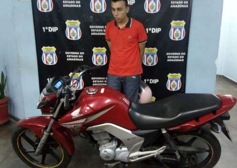 Dupla suspeita de fazer arrastões é presa e um acaba baleado em Manaus