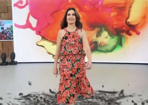 Fátima Bernardes ‘causa’ em abertura do “Encontro” e bomba na internet