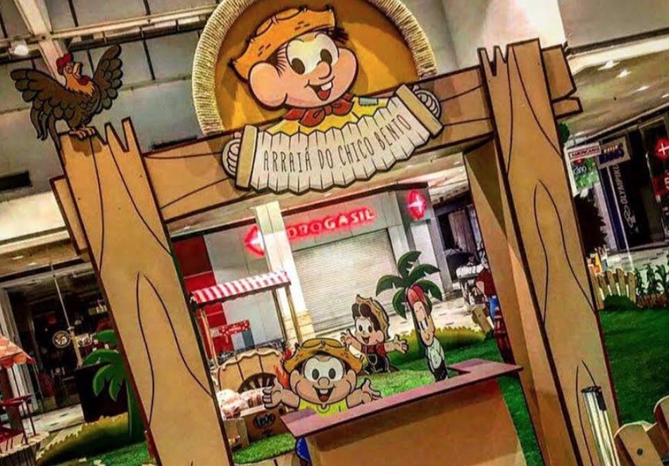 Arraiá do Chico Bento movimenta shopping de Manaus