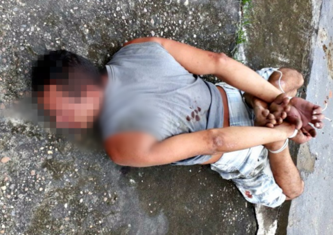 Em Manaus, homem embriagado ameaça pedreiros durante serviço e se dá mal