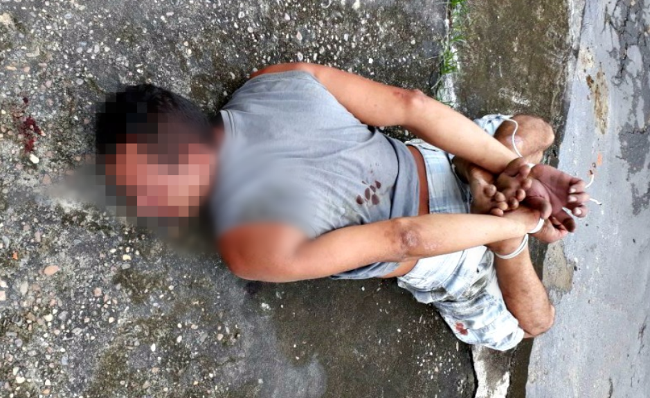 Em Manaus, homem embriagado ameaça pedreiros durante serviço e se dá mal