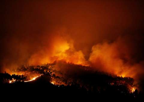 Incêndio destrói vilas e deixa mais de 55 mortos e 60 feridos em Portugal