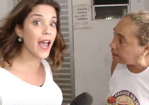 Jornalista é agredida por feirante durante reportagem e briga é separada por comerciantes