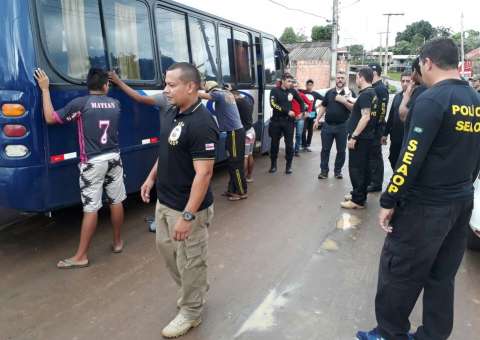 Nove pessoas são presas durante operação da SSP-AM no Careiro