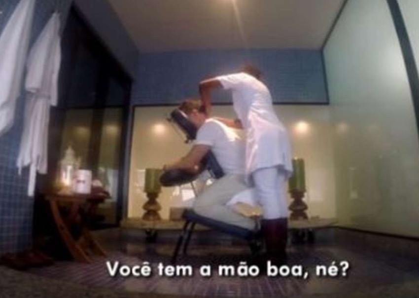  Luciano Huck fica com 'volume generoso' após receber massagem e causa na internet