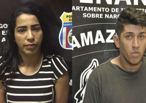 Após denúncias, casal é preso com 5 kg de drogas em Manaus