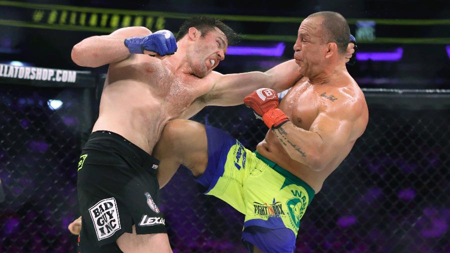 Em confronto mais que esperado, Wanderlei Silva é derrotado por Sonnen no Bellator 180