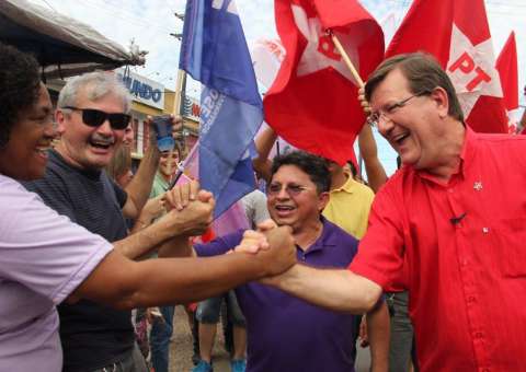  José Ricardo fala sobre segurança durante lançamento da campanha na zona Leste 