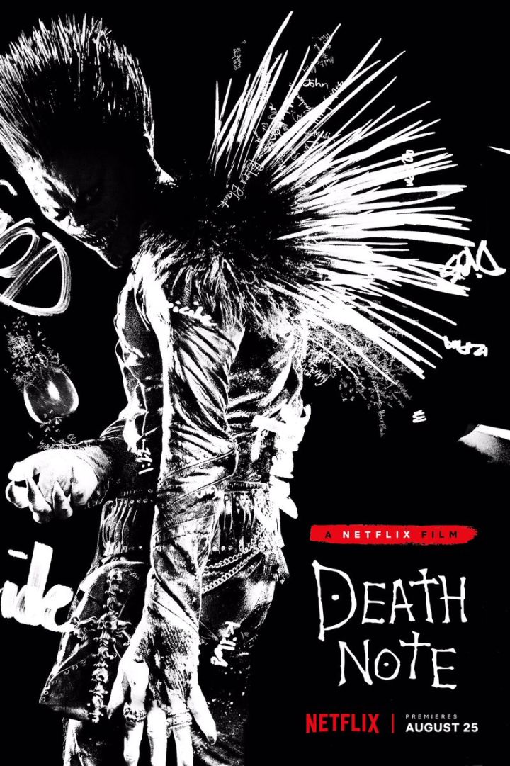 Ryuk estampa cartaz do live-action de Death Note