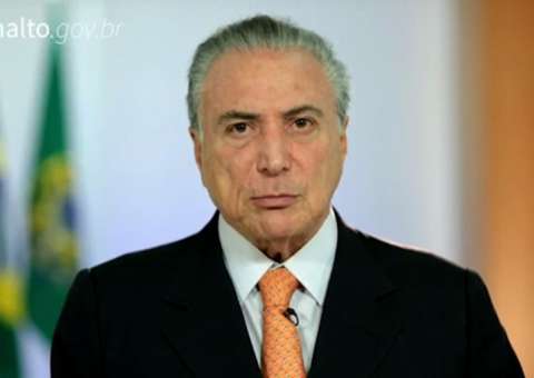 Câmara notifica Temer sobre denúncia por corrupção passiva  