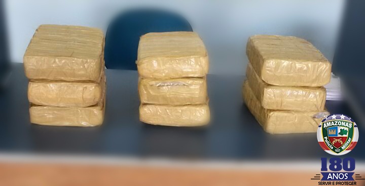 Mala com 9kgs de drogas é apreeendida no Amazonas