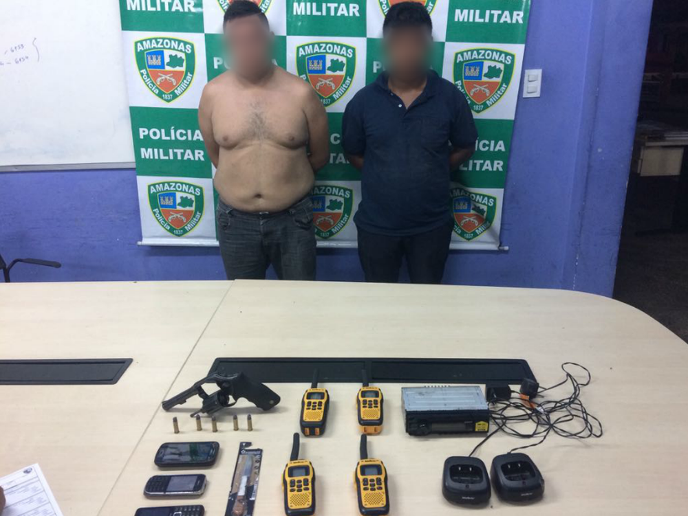 Dois homens são presos após tentativa de explosão em caixa eletrônico em Manaus