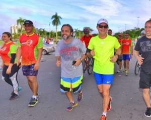 David  Almeida dá prova de força 