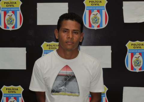 Em Manaus, homem é preso acusado de agredir companheira e matar filho que tentou defendê-la 