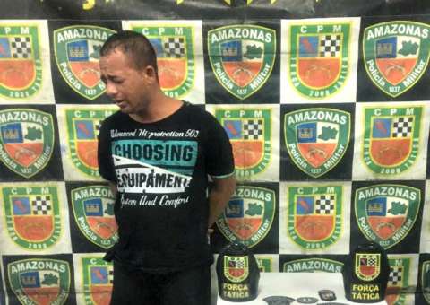 Após manter várias pessoas reféns, homem é preso durante assalto em Manaus