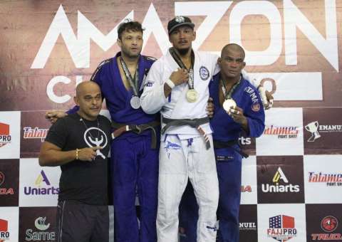 Academia Nabil faz bonito e conquista títulos no Amazon Cup de Jiu-Jítsu em Manaus