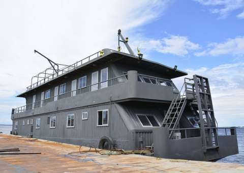 Duas unidades fluviais de saúde começarão a atender comunidades ribeirinhas de Manaus