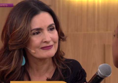 Fátima Bernardes se emociona ao reencontrar menina que entrevistou durante tragédia