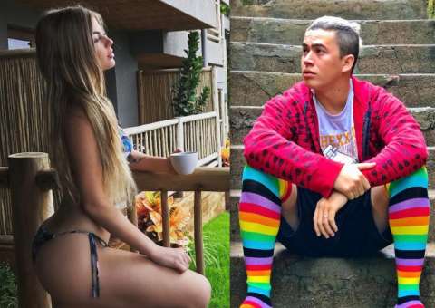 Whindersson Nunes dá lição em seguidor que falou sobre bunda de sua namorada: 'raba'