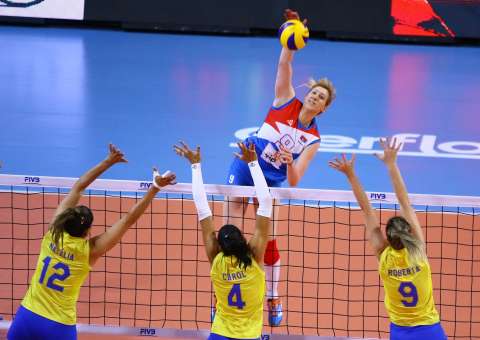 Seleção brasileira é massacrada pela Sérvia no Grand Prix