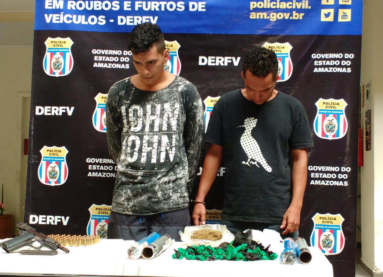 Em Manaus, ex-funcionários são presos suspeitos de assaltar casa de empresário