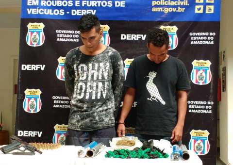 Em Manaus, ex-funcionários são presos suspeitos de assaltar casa de empresário