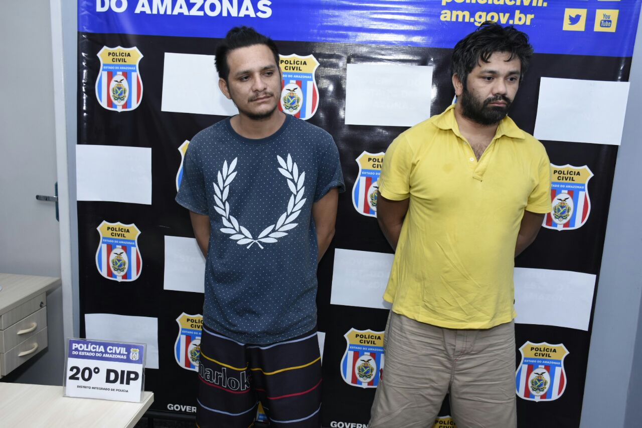 Dupla é presa acusada de matar caseiro e levar mais R$30 mil de chácara em Manaus