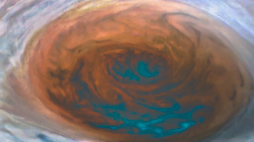 Nasa divulga primeiras imagens de perto da Grande Mancha Vermelha de Júpiter