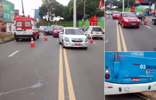 Acidente com ônibus deixa várias pessoas feridas em Manaus