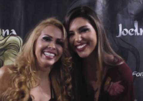  Vivian Amorim entrevista e bate cabelo com Joelma em vídeo