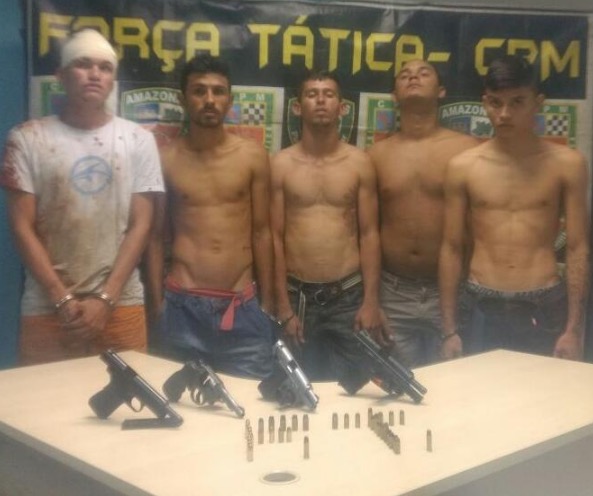 Após perseguição, grupo é preso com armas de uso restrito em Manaus