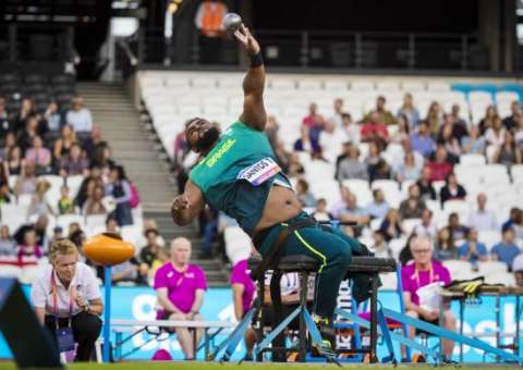 Arremesso de peso dá primeiro ouro ao Brasil no mundial paralímpico em Londres