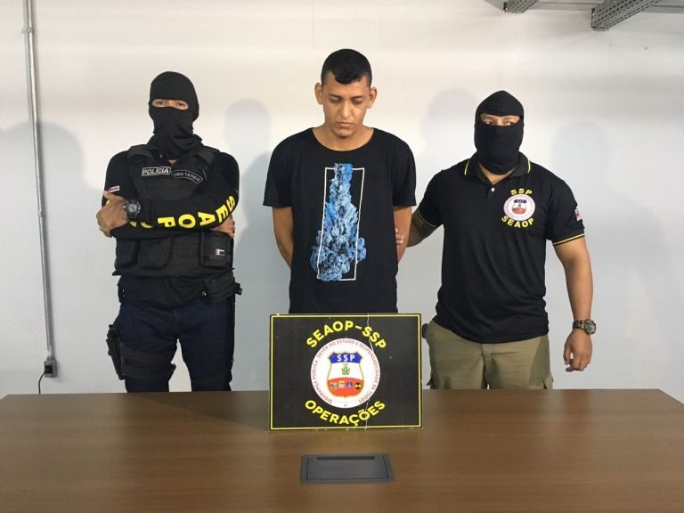 Foragido do Compaj suspeito de recrutar menores para tráfico é recapturado em Manaus