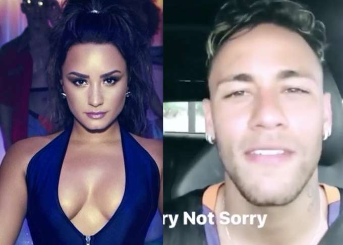 Demi Lovato retribui carinho de Neymar com mensagem