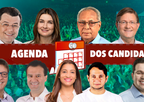 Confira a agenda dos candidatos para esta terça(17)