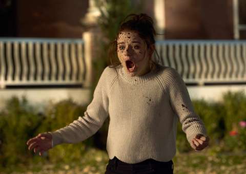 Maisa traz de volta a roleta do Bom Dia e Cia em divulgação do terror 7 Desejos