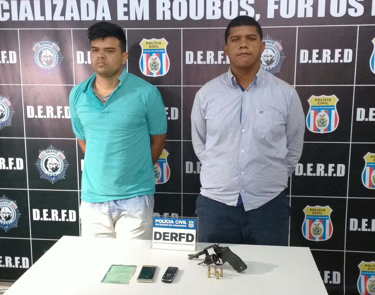 Suspeitos de assaltar cliente e balear funcionário de autopeças são presos em Manaus