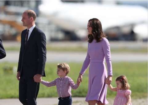 Que fofura! Kate Middleton combina roupas dos príncipes George e Charlotte