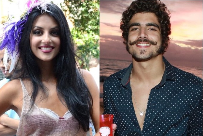 Caio Castro é visto aos beijos com atriz em festa