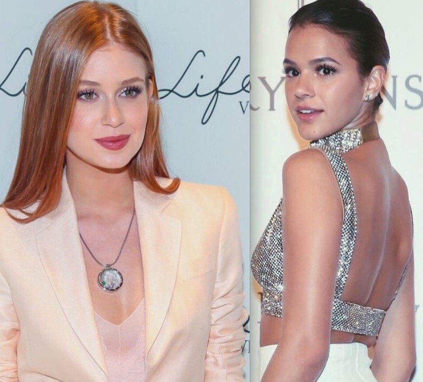 Em meio a boatos de rivalidade, Marina Ruy Barbosa fala sobre 1º trabalho com Bruna Marquezine 