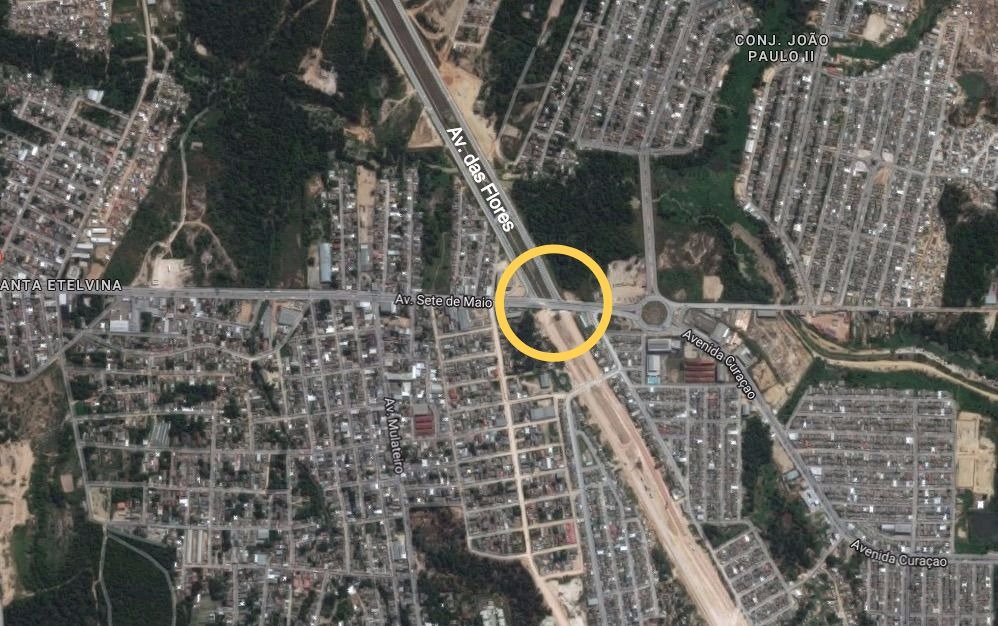 Obra na Av. das Flores muda trânsito na zona Norte de Manaus a partir desta sexta