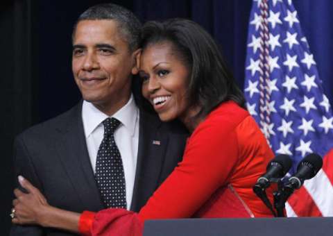 Michelle Obama fala pela 1ª vez após boatos de separação de Obama