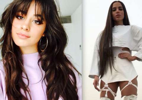 Com rumores de parceria, Camila Cabello canta música de Anitta em vídeos: 'amo'